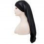 Custom Colroful Long hair bonnet with logo for woman