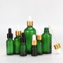 Custom Matte Black Glass dropper Bottle for essential oil 