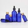 Custom Matte Black Glass dropper Bottle for essential oil 