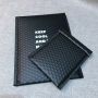 Custom Matte Black bubble envelope mailer bag for mailing