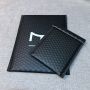 Custom Matte Black bubble envelope mailer bag for mailing
