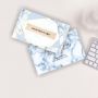 Custom Black marble business paper printing with brand