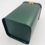 Dark Green metal tin box gift packaging with metal lock