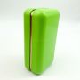 Green metal tin packaging box with custom logo
