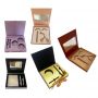 Gold glitter eyelash set packaging box with mirror