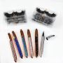 Custom marble eyeliner box packaging for eyelash liner