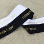 Custom printed fabric cotton ribbon tape with logo