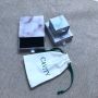 Customized white cotton bag pouch and box with logo 
