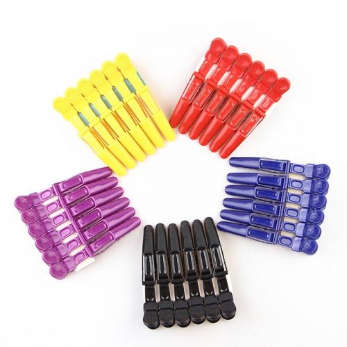Professional hair salon hair clip 5 colors optional crocodile clip, duckbill clip, partition catch clip, dye hair, Korean version of hair salon tool