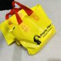 Custom printed portable plastic shopping bags with logo for clothing dress boutique